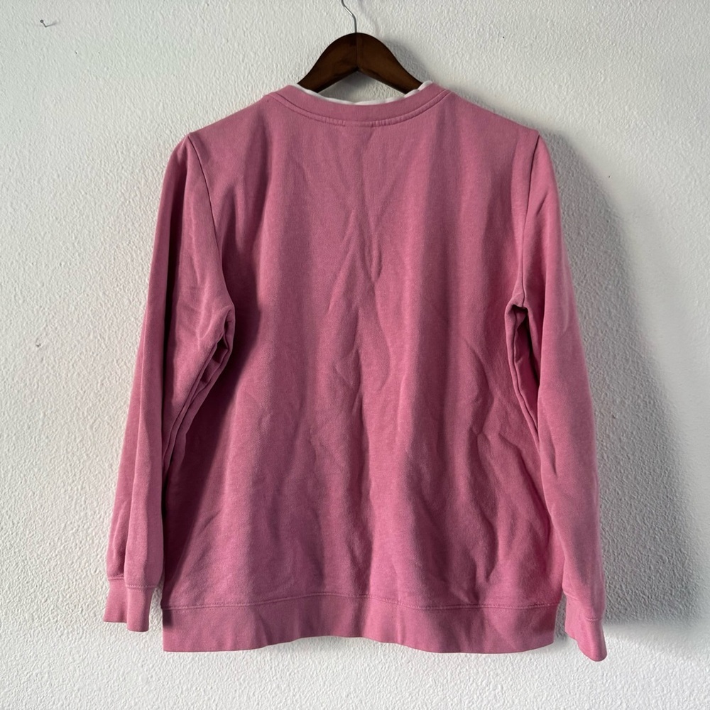 Blair Yoke Sweater Zip Cottagecore Coastal Grandma Chic Soft Girl Layers Medium - Picture 10 of 10